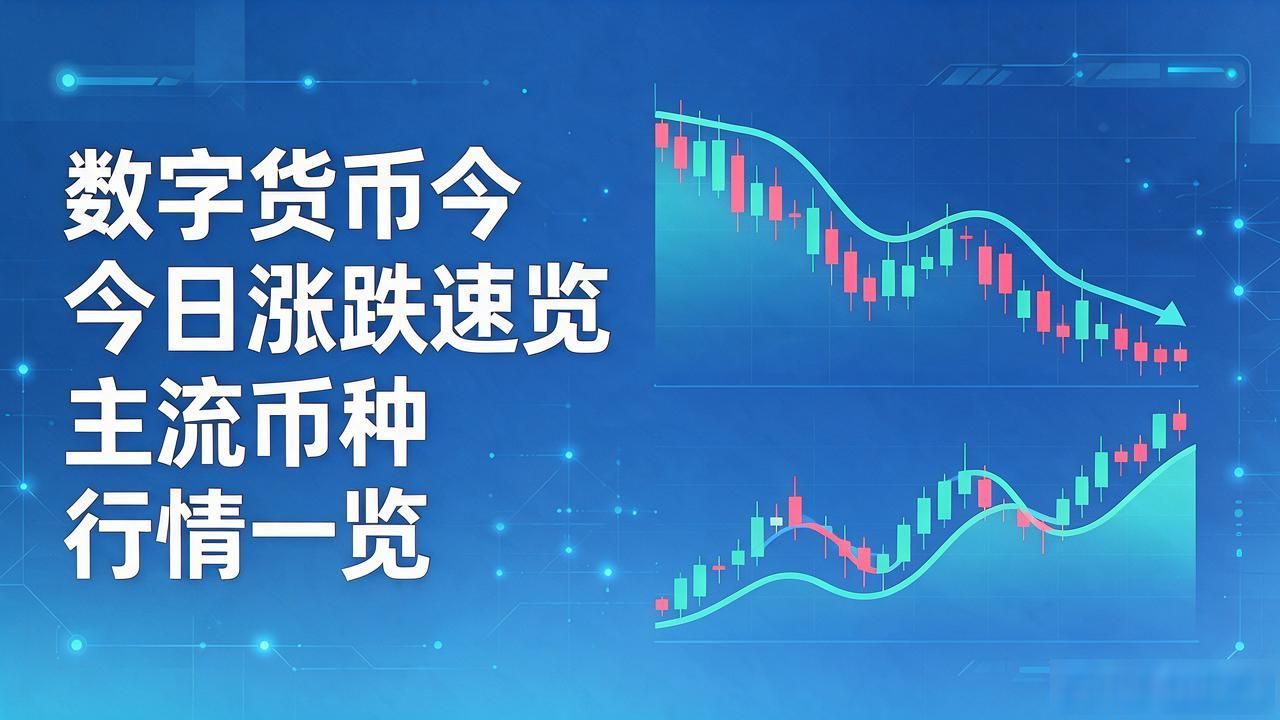 数字货币今日涨跌速览 主流币种行情一览