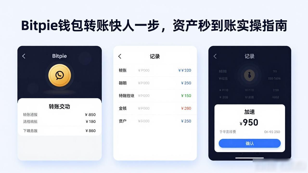 如何利用Bitpie钱包实现资产的快速转移？_Bitpie钱包转账教程_Bitpie钱包加速交易方法
