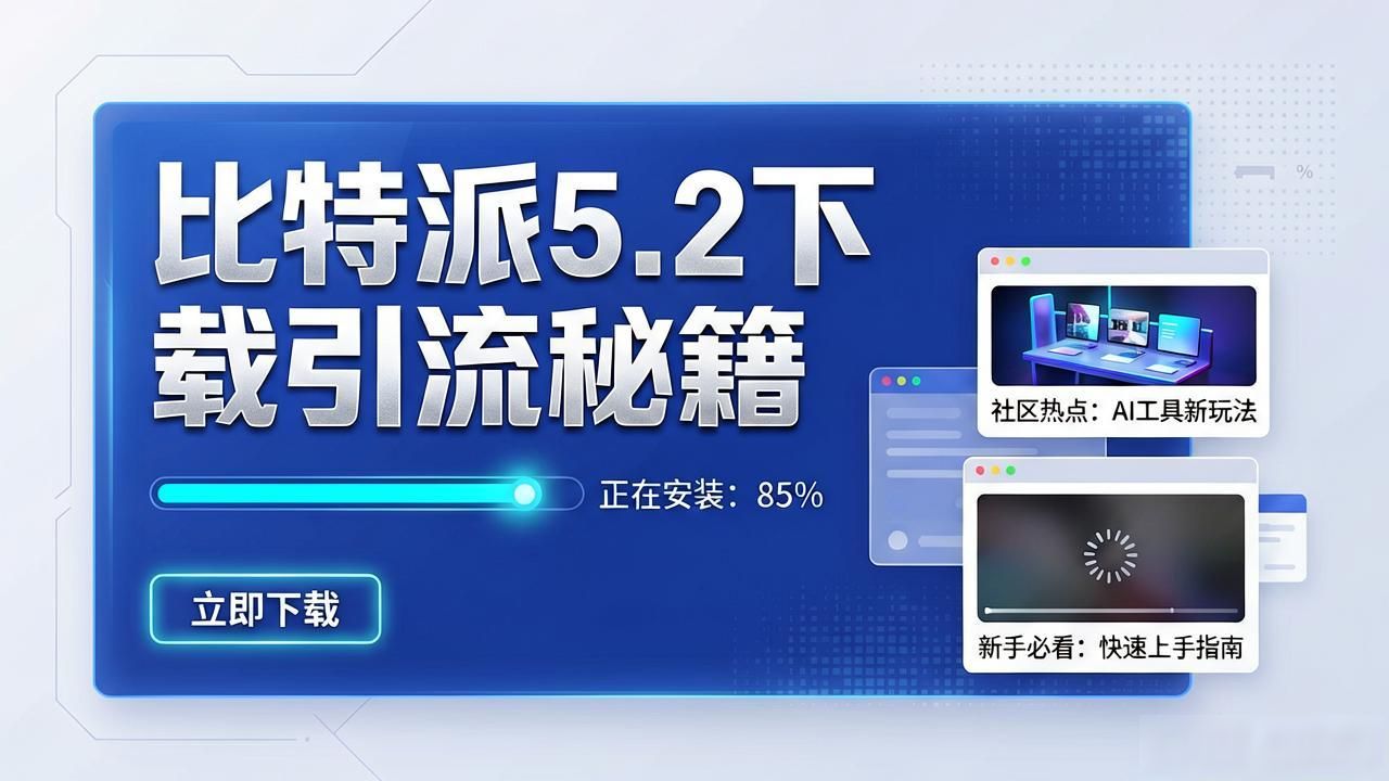 比特派5.2下载引流秘籍：如何让社区瞬间热闹？