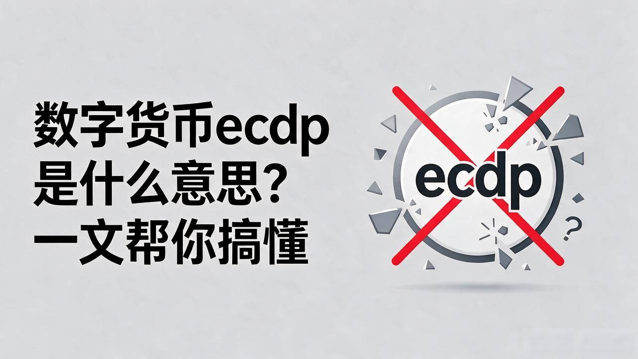 数字货币ecdp是什么意思？一文帮你搞懂