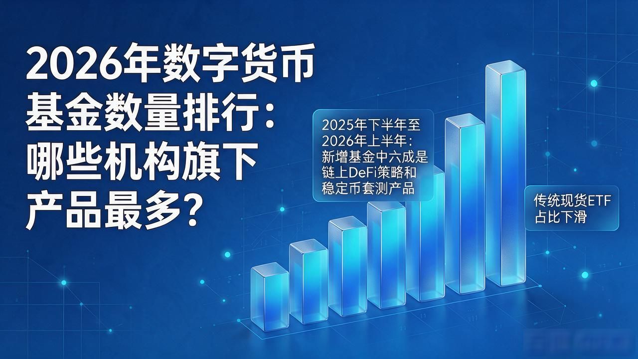2026年数字货币基金数量排行：哪些机构旗下产品最多？