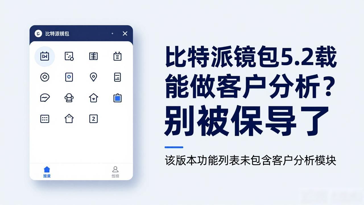 加密货币钱包功能误解_比特派钱包与客户分析的逻辑错位_如何在比特派钱包5.2下载中进行客户分析？