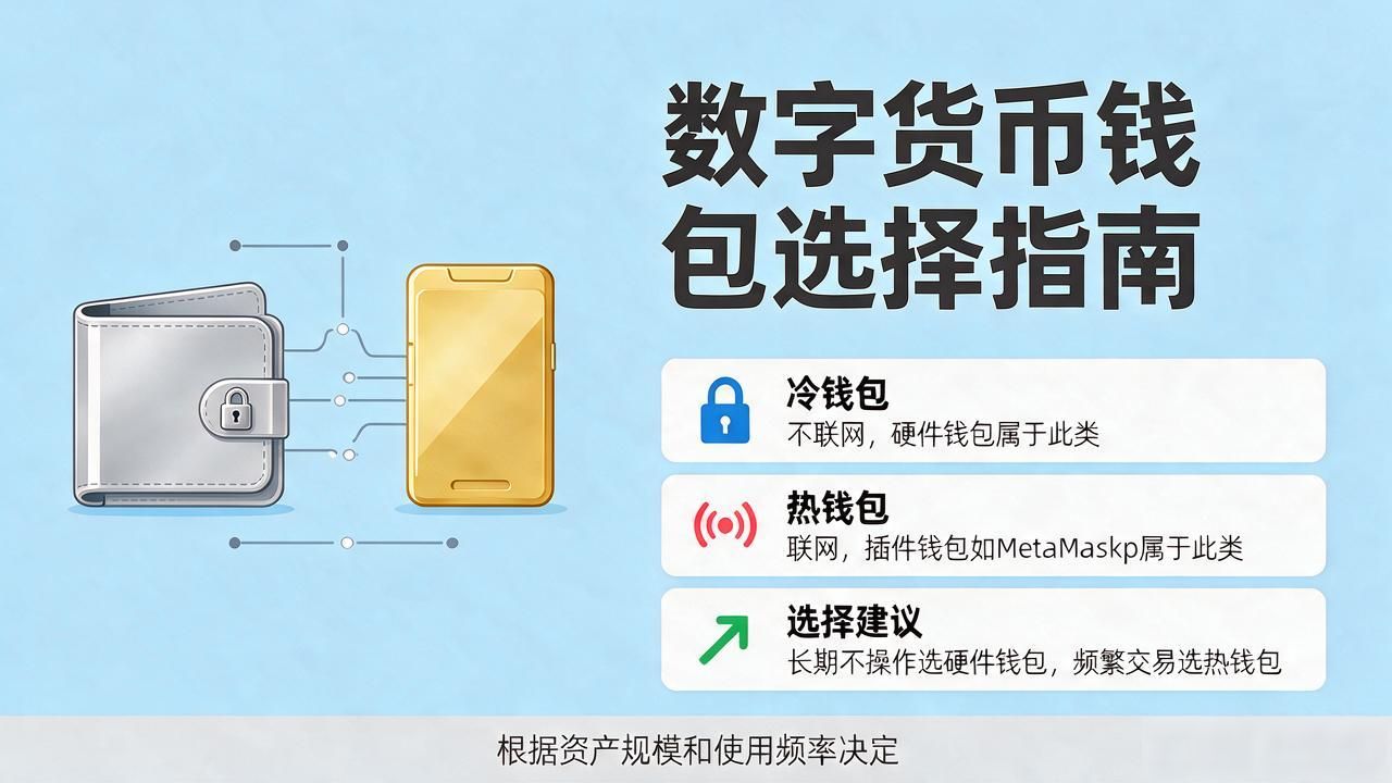 数字货币钱包图解_硬件钱包与热钱包区别_数字货币钱包类型选择