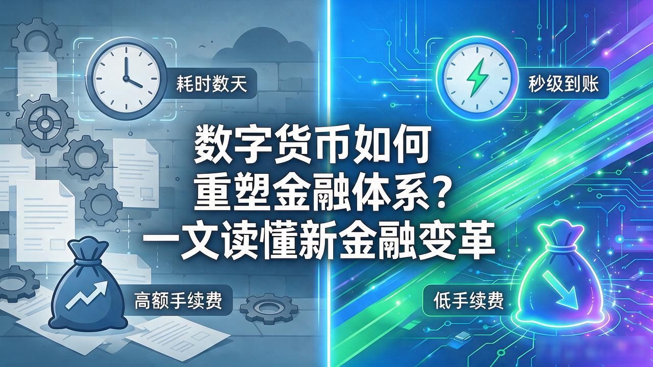 数字货币如何重塑金融体系？一文读懂新金融变革