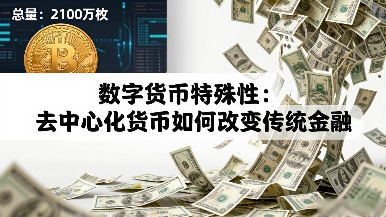数字货币特殊性：去中心化货币如何改变传统金融