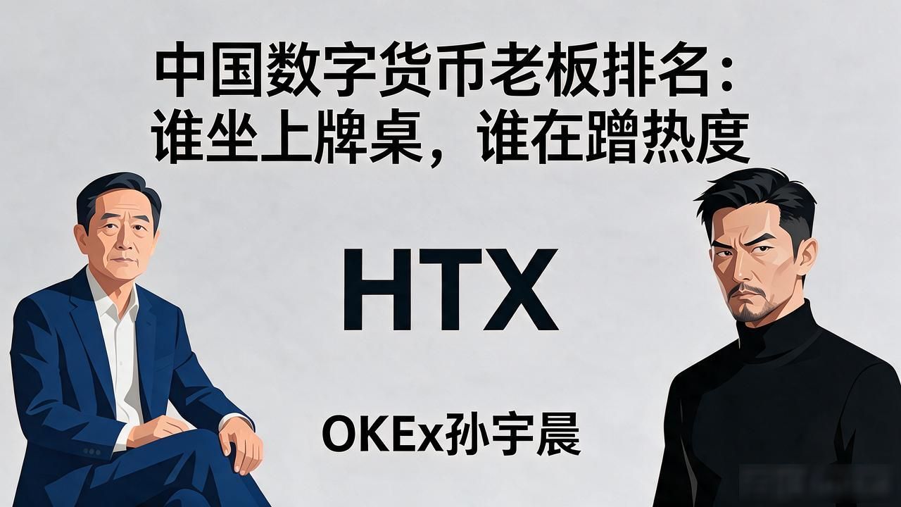 中国数字货币老板排名：谁坐上牌桌，谁在蹭热度