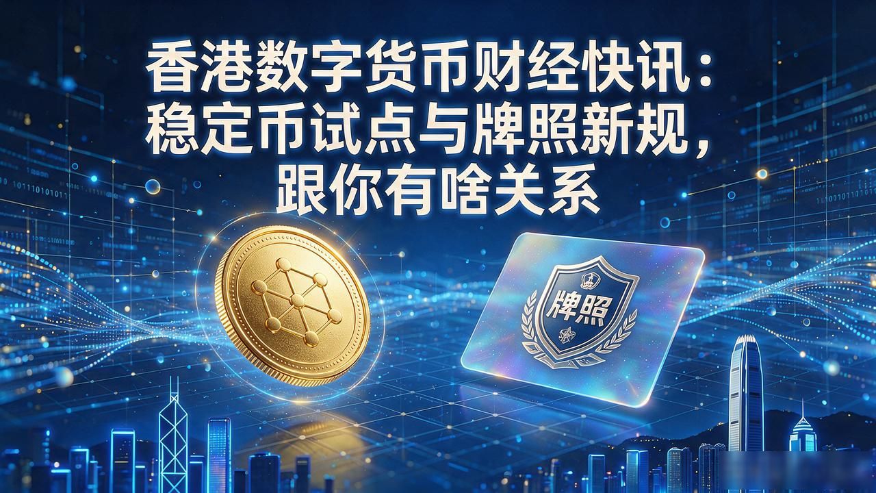 香港数字货币财经快讯：稳定币试点与牌照新规，跟你有啥关系