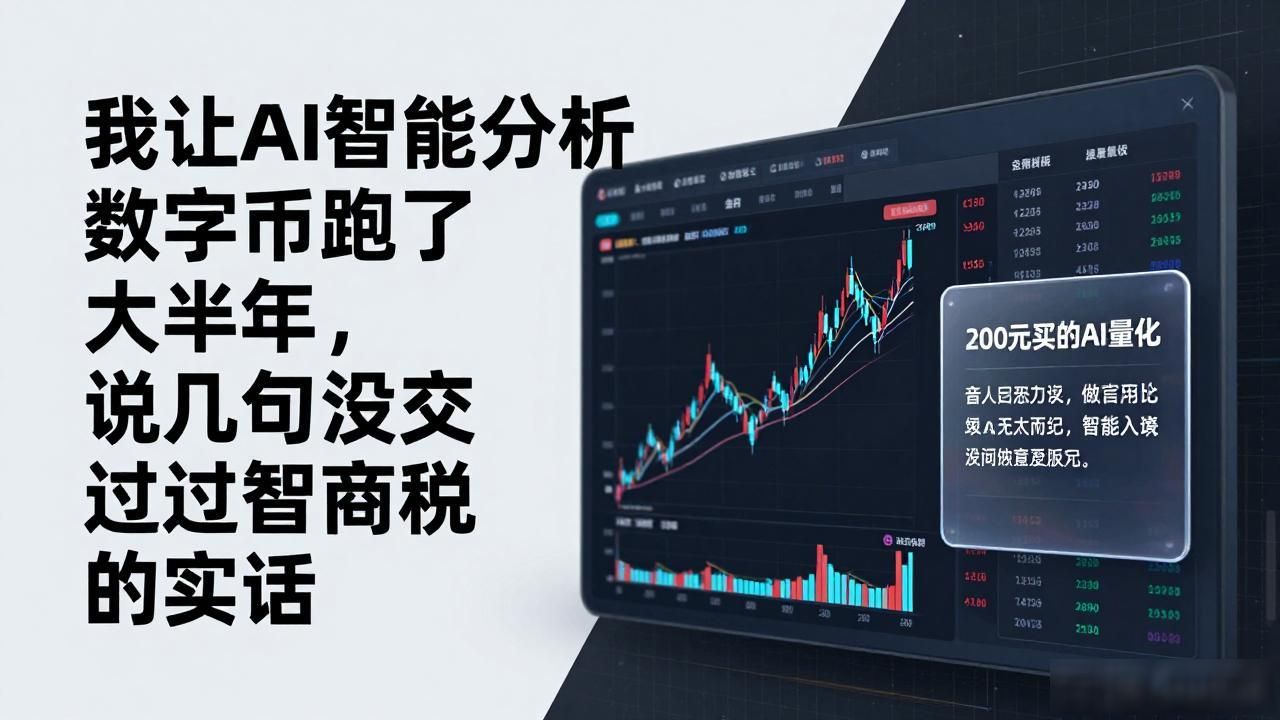 我让AI智能分析数字货币跑了大半年，说几句没交过智商税的实话