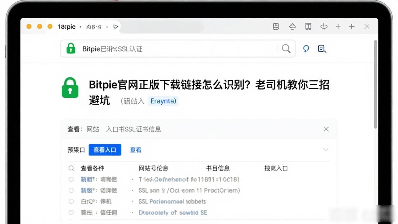 Bitpie官方下载地址辨别方法_如何识别Bitpie假钱包链接_如何识别 Bitpie 官网的正版下载链接