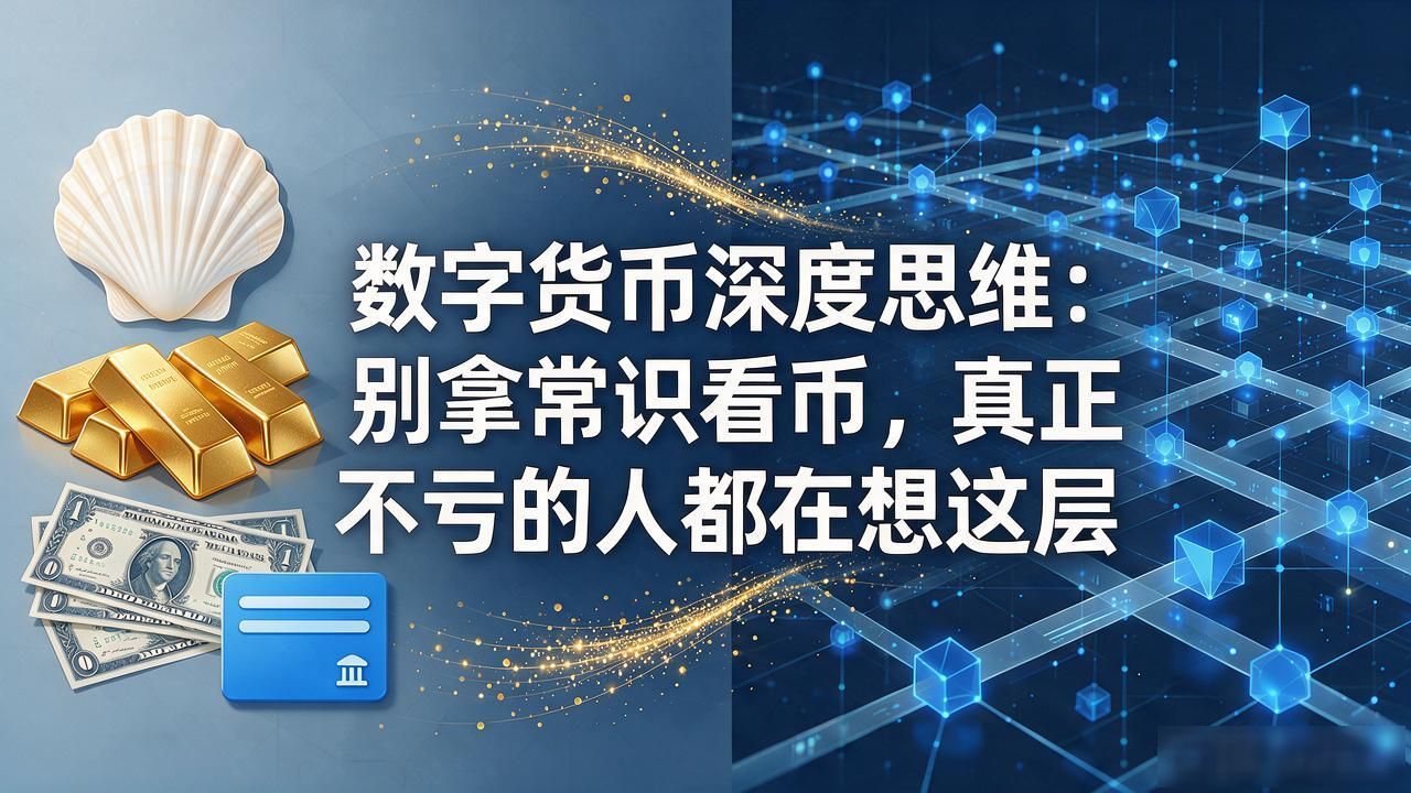 数字货币深度思维：别拿常识看币，真正不亏的人都在想这层