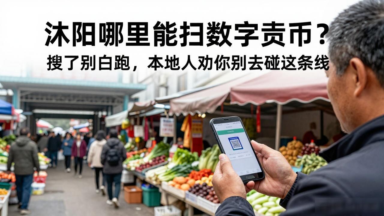 沭阳哪里能扫数字货币？搜了别白跑，本地人劝你别去碰这条线