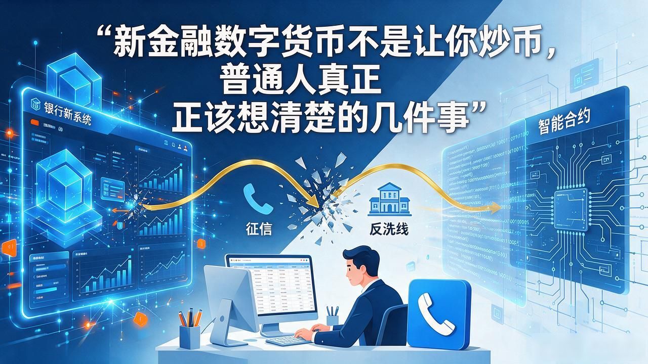 新金融数字货币不是让你炒币，普通人真正该想清楚的几件事