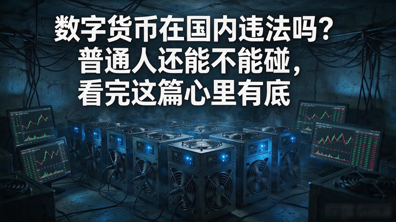 数字货币在国内违法吗？普通人还能不能碰，看完这篇心里有底