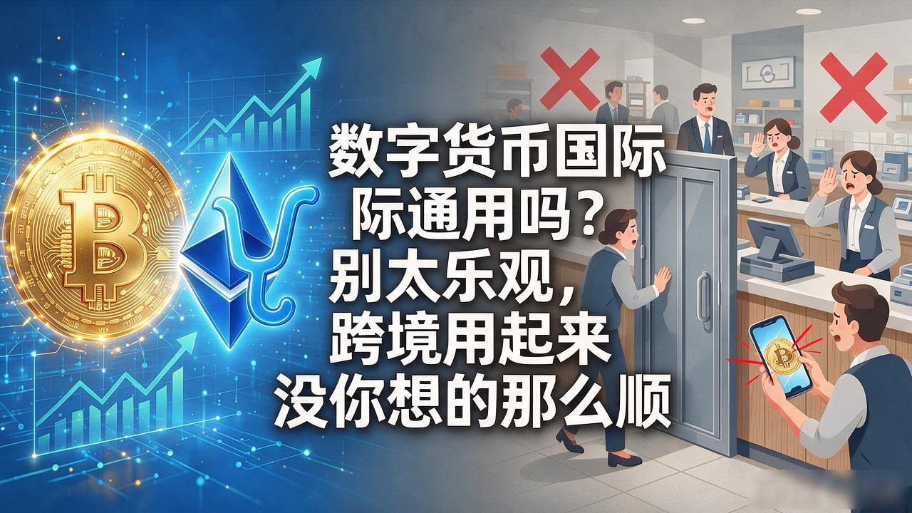 数字货币国际通用吗？别太乐观，跨境用起来没你想的那么顺