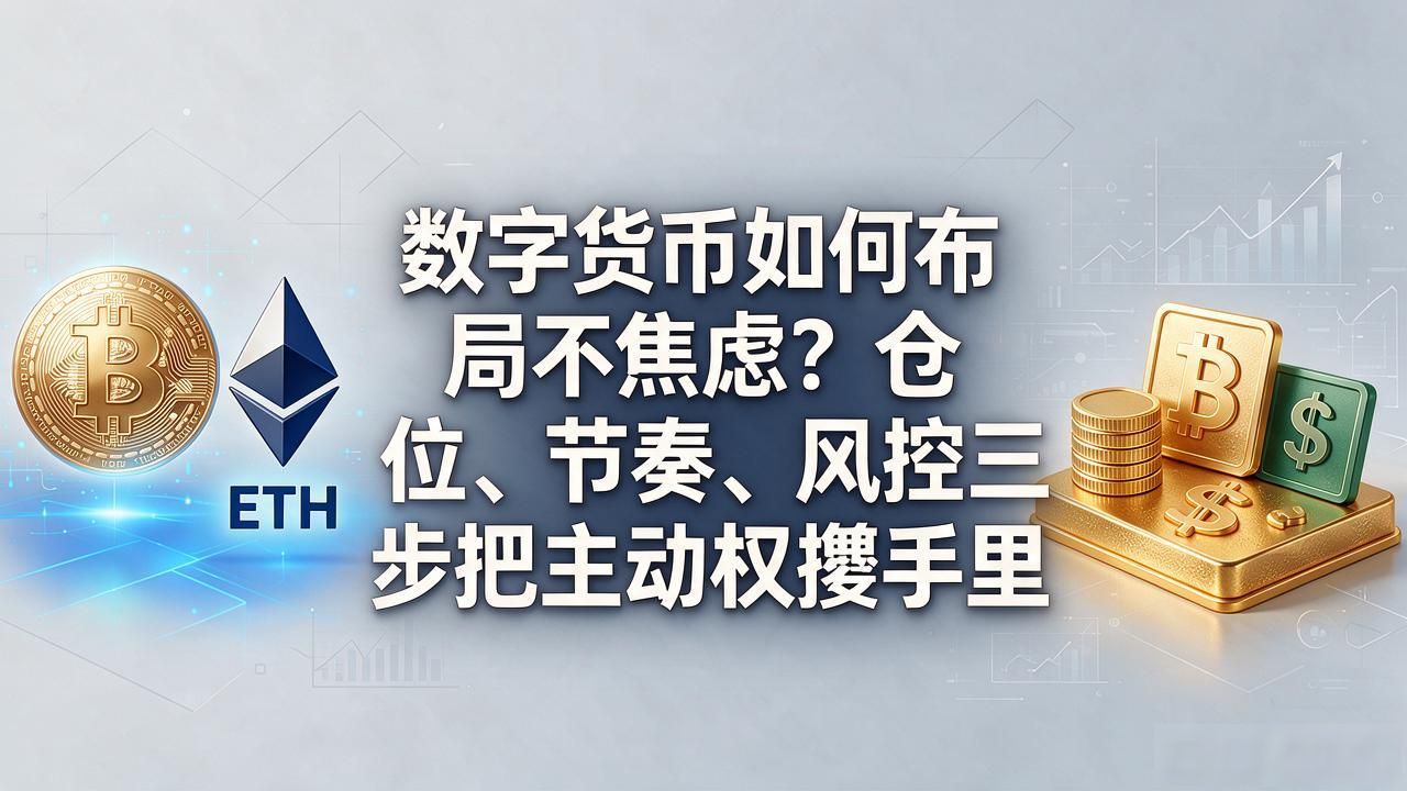 数字货币如何布局不焦虑？仓位、节奏、风控三步把主动权攥手里
