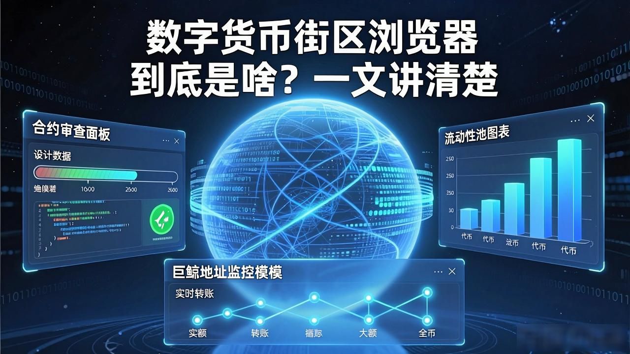 数字货币街区浏览器到底是啥？一文讲清楚