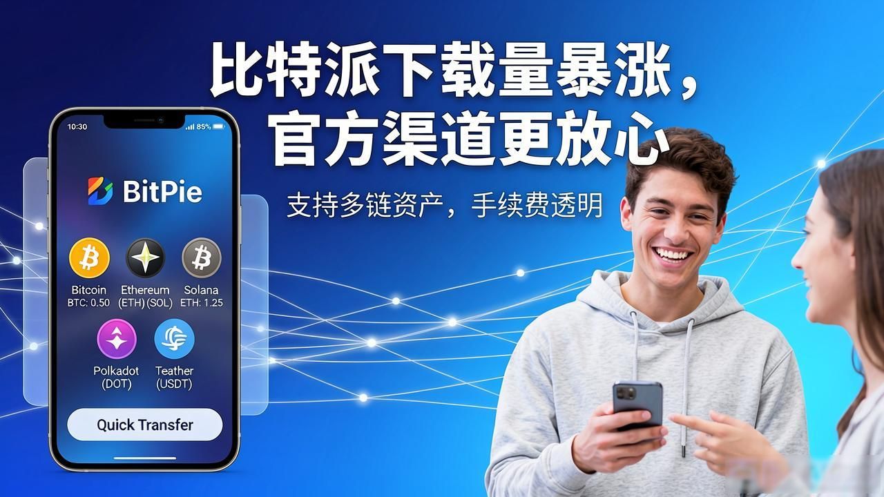 比特派下载量暴涨，官方渠道更放心