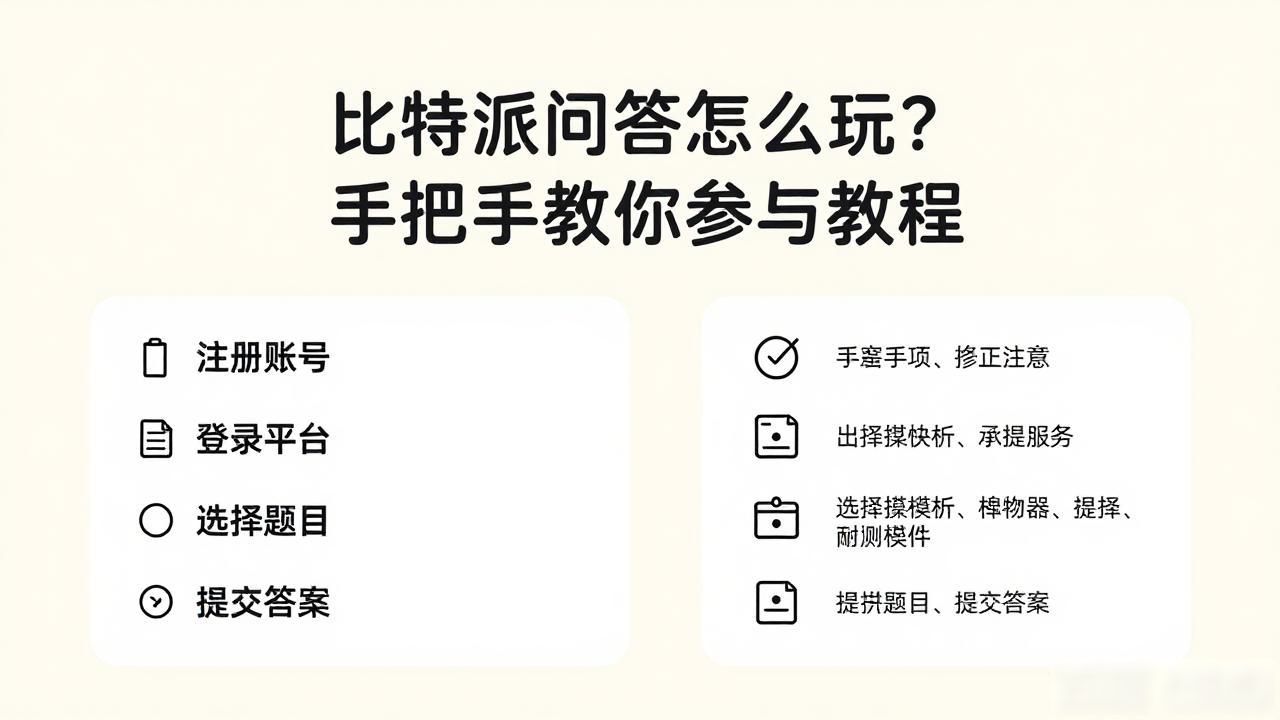 比特派问答环节技巧_如何在比特派Bitpie使用教程中参与问答环节_比特派官方社群互动指南