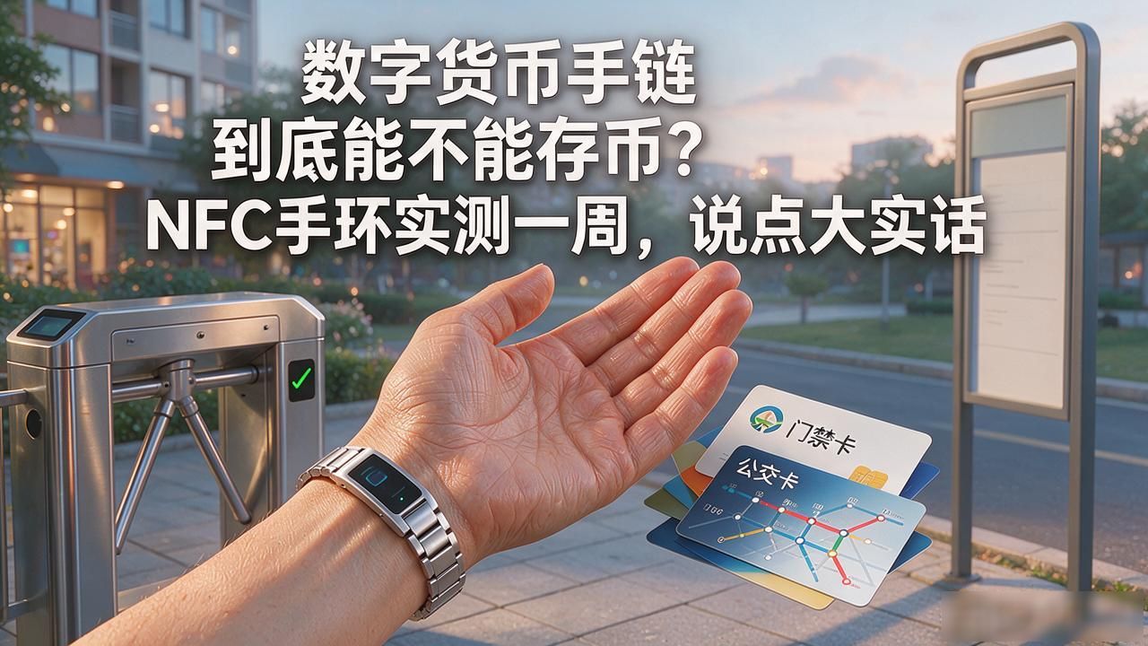 数字货币手链到底能不能存币？NFC手环实测一周，说点大实话