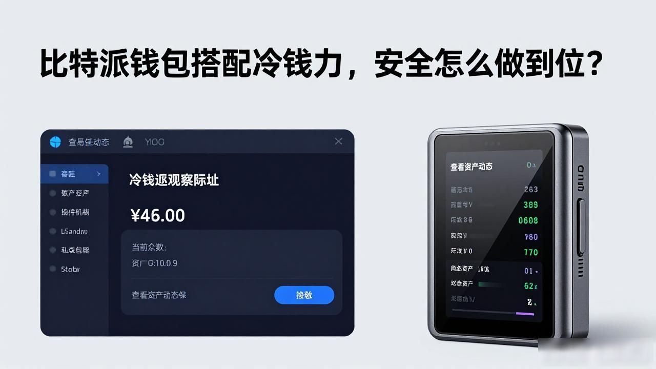 比特派钱包搭配冷钱包，安全怎么做到位？