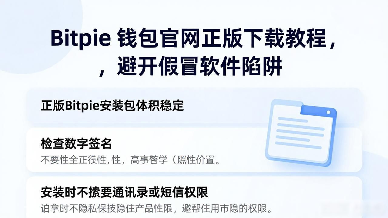 Bitpie 钱包的官网正版软件下载指南_Bitpie钱包官网下载_验证Bitpie钱包真伪