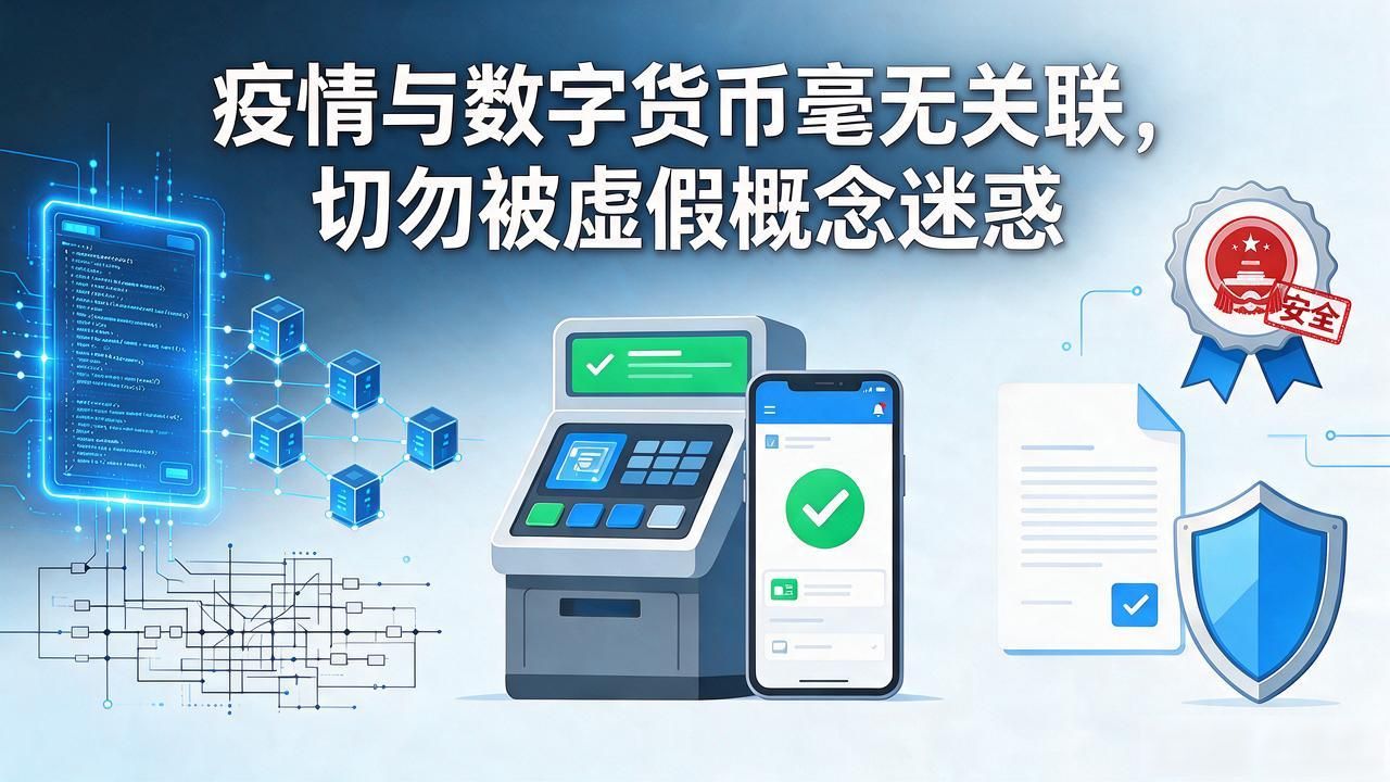 疫情与数字货币毫无关联，切勿被虚假概念迷惑